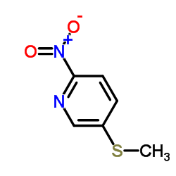 5-(甲基硫代)-2-硝基吡啶 结构式