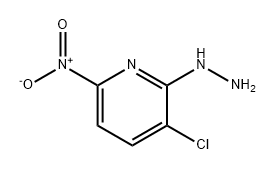 3-氯-2-肼基-6-硝基吡啶 结构式