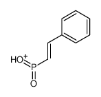 Phosphinic acid, P-(2-phenylethenyl)- 结构式