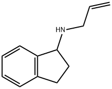2,3-二氢-N-2-丙烯-1-基-1H-茚-1-胺 结构式