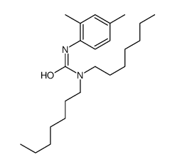 Urea, N'-(2,4-dimethylphenyl)-N,N-diheptyl- 结构式
