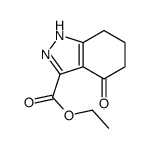 4-氧-4,5,6,7-四氢-1氢-吲哚-3-甲酸乙酯 结构式