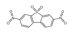 3,7-二硝基二苯并噻吩砜 结构式