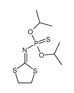 Phosphoramidothioic acid, 1,3-dithiolan-2-ylidene-, O,O-bis(1-methylethyl) ester (9CI) 结构式