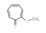 2-(甲基硫代)-2,4,6-环庚三烯-1-硫酮 结构式
