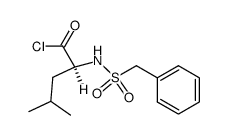 L-Leucyl chloride, N-(benzylsulfonyl)- (6CI) 结构式