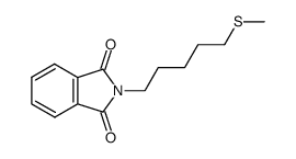 2-[5-(甲硫基)戊基]-1H-异吲哚-1,3(2H)-二酮 结构式