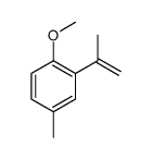 Benzene, 1-methoxy-4-methyl-2-(1-methylethenyl)- 结构式