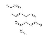 4-氟-4'-甲基-[1,1'-联苯]-2-羧酸甲酯 结构式