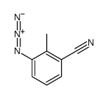 3-叠氮基-2-甲基苯甲腈 结构式