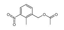 2-甲基-3-硝基苯甲醇乙酸酯 结构式