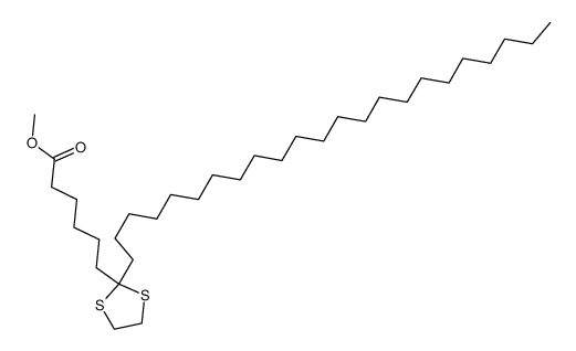 1,3-Dithiolane-2-hexanoic acid, 2-tricosyl-, methyl ester 结构式