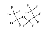 1-(1-溴-1,2,2,2-四氟乙氧基)-1,1,2,2,3,3,3-七氟丙烷 结构式
