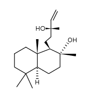 1-Naphthalenepropanol, α-ethenyldecahydro-2-hydroxy-α,2,5,5,8a-pentamethyl-, (αR,1R,2S,4aS,8aS)- 结构式