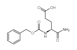 Z-L-谷氨酸α-酰胺 结构式