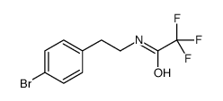 N-(4-溴苯乙基)-2,2,2-三氟乙酰胺 结构式
