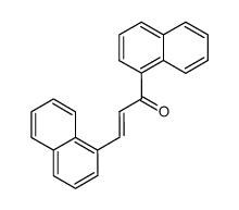 1,3-二(1-萘基)-2-丙烯-1-酮 结构式
