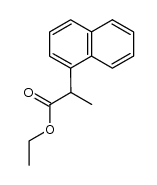 α-甲基-1-萘乙酸乙酯 结构式