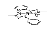 双[[1-(羟亚氨基)乙基]苯基二氮烯合-NN1,N2]合铂(SP-4-2)- 结构式