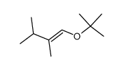 1-Butene, 1-(1,1-dimethylethoxy)-2,3-dimethyl-, (Z)- (9CI) 结构式