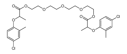 2-(4-氯-2-甲基苯氧基)丙酸 氧双(2,1-亚乙基氧-2,1-亚乙基)酯 结构式