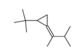 Cyclopropane, (1,1-dimethylethyl)(1,2-dimethylpropylidene)-, (E)- 结构式