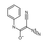 2-氰基-2-重氮-N-苯基乙酰胺 结构式