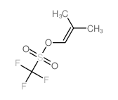 2-甲基-1-丙烯基三氟甲磺酸酯 结构式