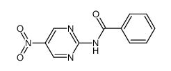 N-(5-硝基-2-嘧啶基)苯甲酰胺 结构式