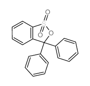 3,3-二苯基-3H-2,1-苯并氧硫杂环戊烷-1,1-二氧化物 结构式