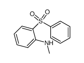 Benzenamine, N-methyl-2-(phenylsulfonyl)- 结构式