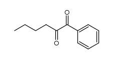 1-苯基-1,2-己二酮 结构式