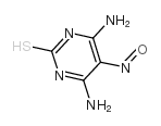 4,6-二氨基-2-巯基-5-亚硝基嘧啶 结构式