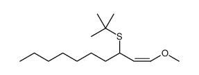 1-Decene, 3-[(1,1-dimethylethyl)thio]-1-methoxy-, (Z)- (9CI) 结构式