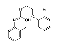 Carbamic acid, (2-methylphenyl)-, 2-(2-bromophenoxy)ethyl ester (9CI) 结构式