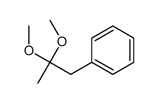 Benzene, (2,2-dimethoxypropyl)- 结构式