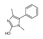 1,4-二甲基-1,3-二氢-5-苯基-2H-咪唑-2-酮 结构式