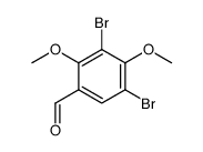 3,5-二溴-2,4-二甲氧基苯甲醛 结构式