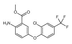 2-氨基甲基三氟羧草醚 结构式