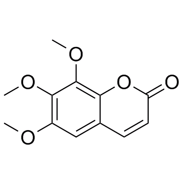 白蜡树素 结构式