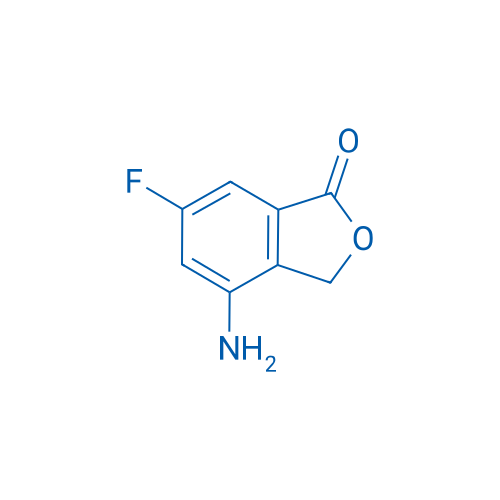 4-氨基-6-氟异苯并呋喃-1(3H)-酮 结构式