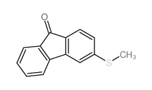 3-(甲硫基)-9H-芴-9-酮 结构式