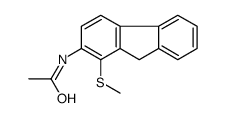 Acetamide, N-[1-(methylthio)-9H-fluoren-2-yl]- 结构式