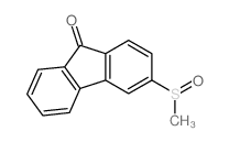 3-(甲基亚磺酰基)-9H-芴-9-酮 结构式
