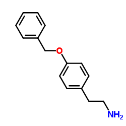 2-(4-苄氧基苯基)-乙胺 结构式