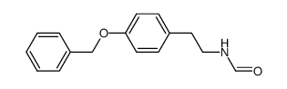 N-[2-[4-(苯基甲氧基)苯基]乙基]甲酰胺 结构式