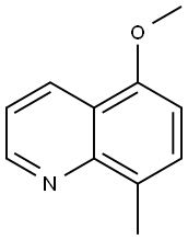 5-甲氧基-8-甲基喹啉 结构式