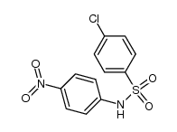 4-氯-N-(4-硝基苯基)苯磺酰胺 结构式