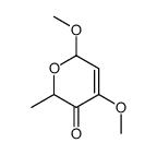 4,6-二甲氧基-2-甲基-2H-吡喃-3(6H)-酮 结构式