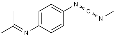1,4-Benzenediamine, N1-(methylcarbonimidoyl)-N4-(1-methylethylidene)- 结构式